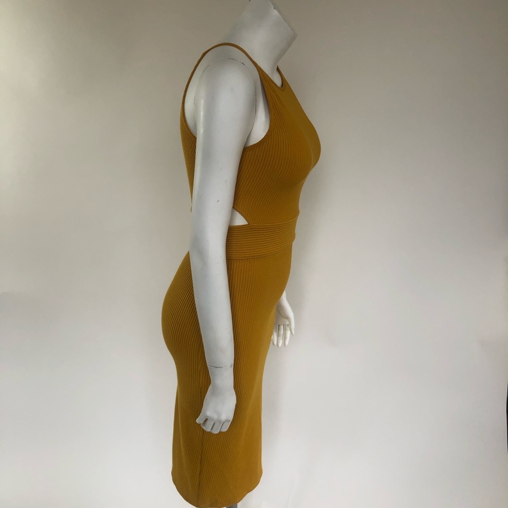 Like New: Topshop Cut Out Ribbed Midi Dress
